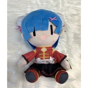 Re Zero Legit Anime 12" Stuffed Plush Toy Doll Rem China Dress T37600 Bean Eyes